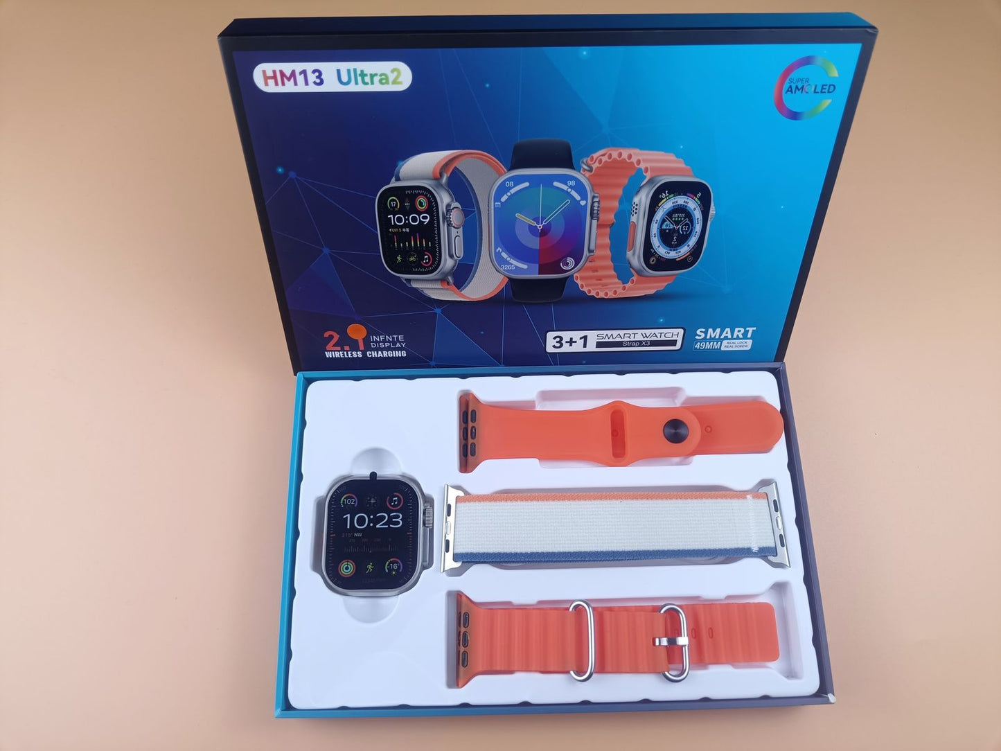 HM13 Ultra 2 Smartwatch – Waterproof Health & Fitness Tracker with Bluetooth